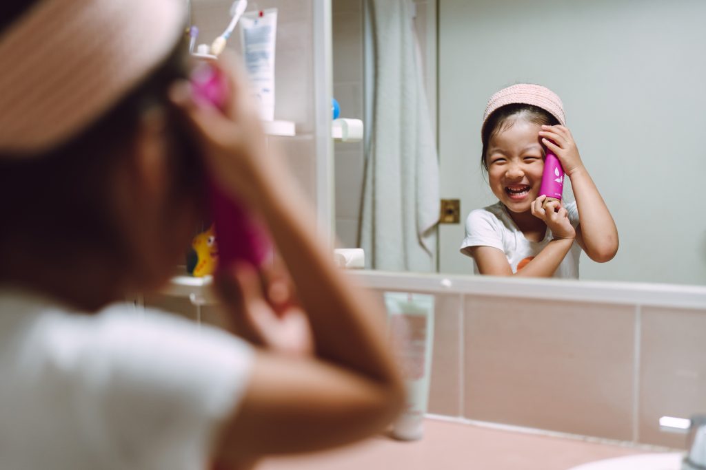 Child smiling